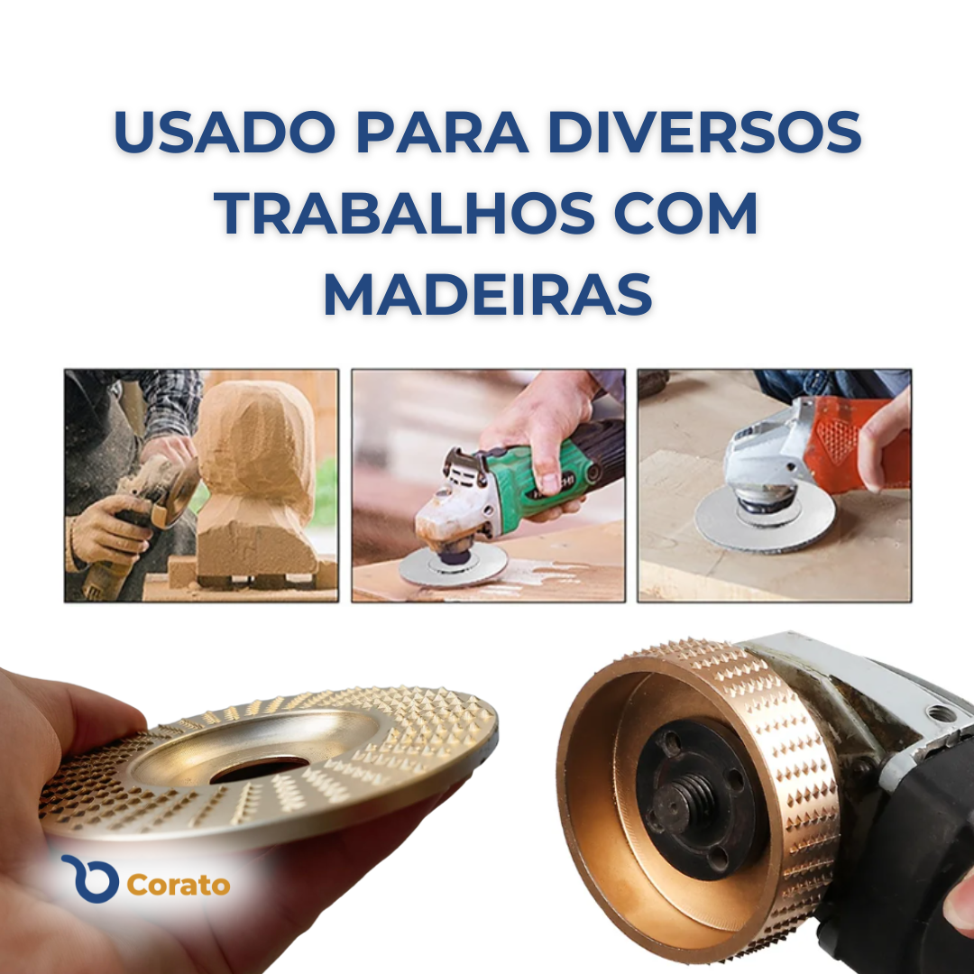 Disco Desbastador de Tungstênio para Madeira 100mm