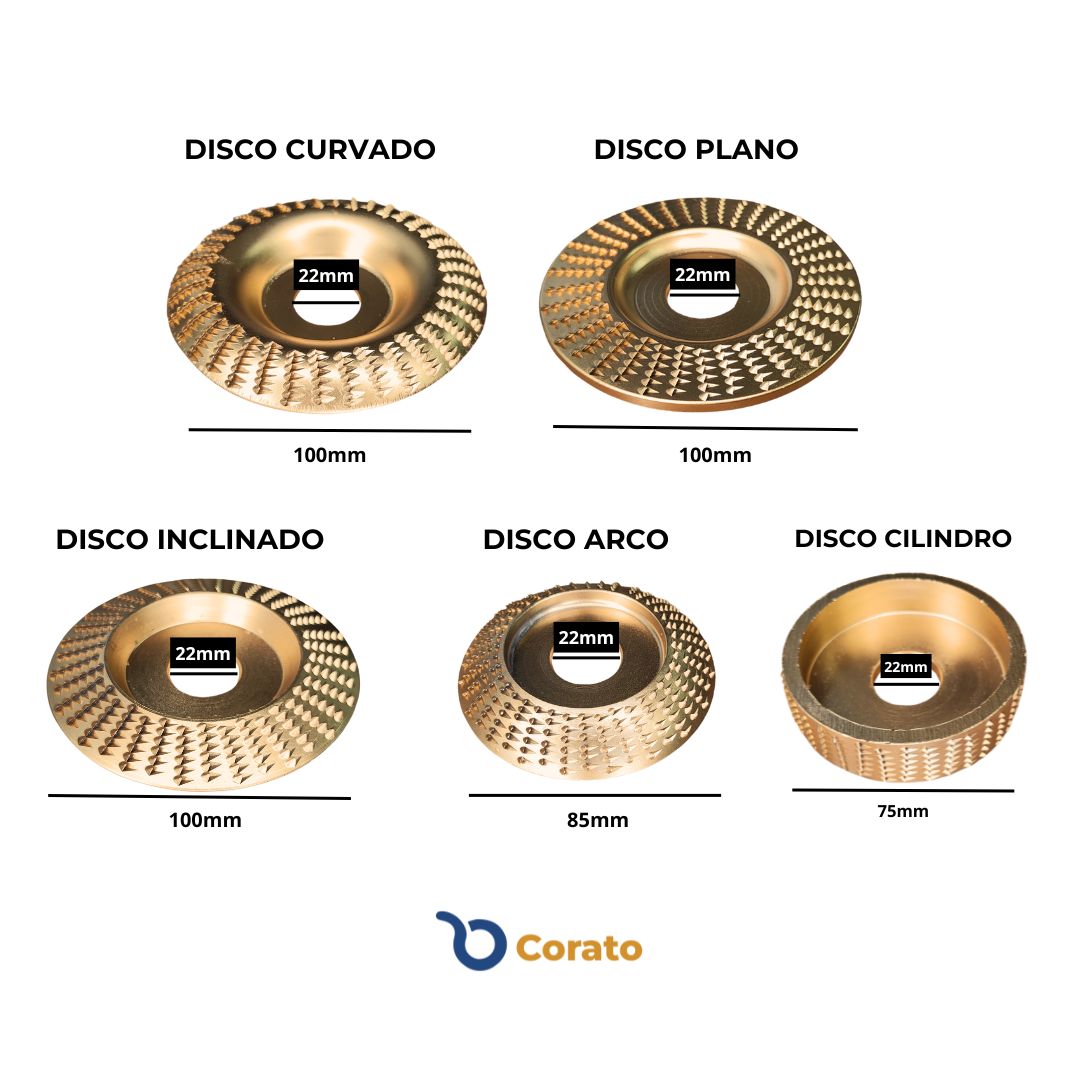 Disco Desbastador de Tungstênio para Madeira 100mm